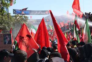 برگزاری مراسم تشییع رهبر شهید انقلاب در مشهد مقدس از سوی دفترنهاد رهبری علوم پزشکی شیراز