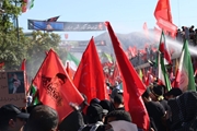 برگزاری مراسم تشییع رهبر شهید انقلاب در مشهد مقدس از سوی دفترنهاد رهبری علوم پزشکی شیراز